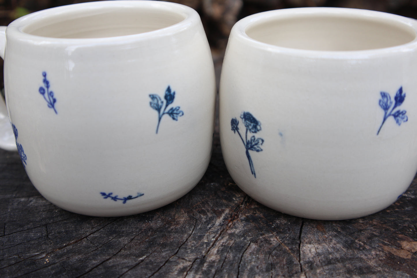 Vintage Floral Mug (set of 2) - *seconds sale*
