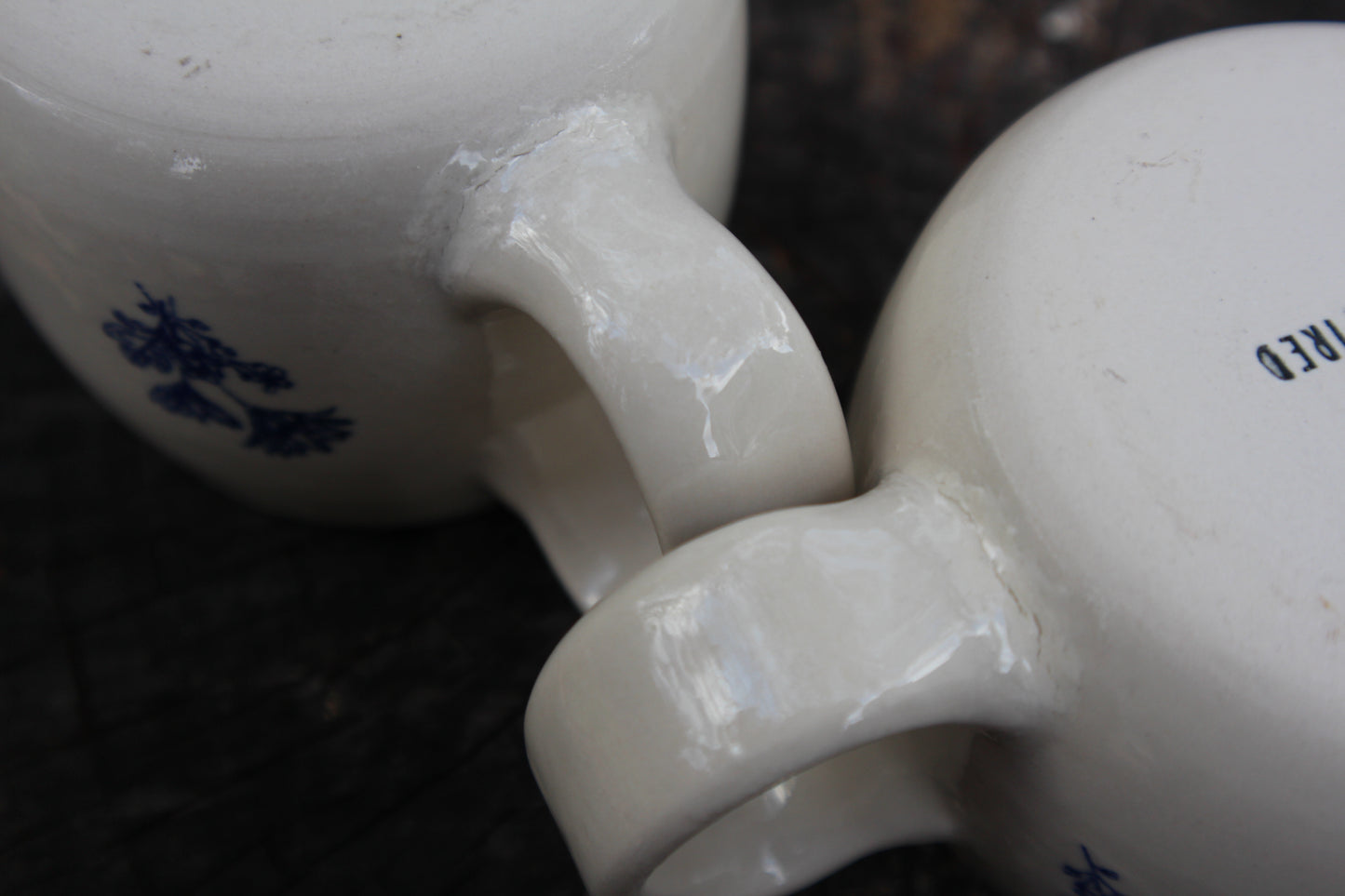 Vintage Floral Mug (set of 2) - *seconds sale*