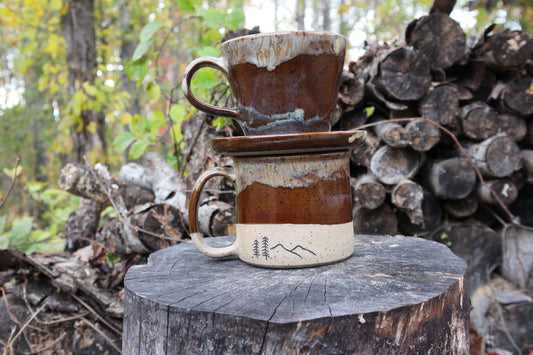 Ridgeline Mug/Coffee Pour-Over Set - *seconds sale*